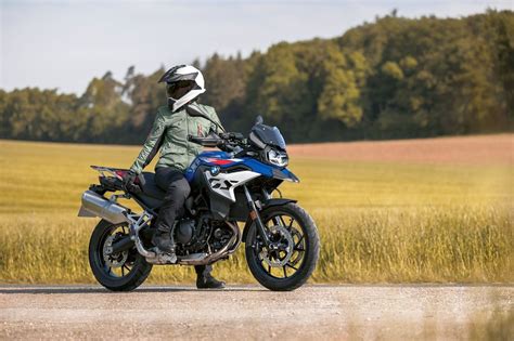 Display TFT della BMW F 750 GS con connettività smartphone