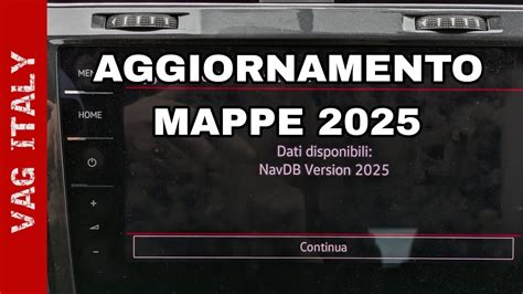 Schermata del portale my Volkswagen con opzione di aggiornamento mappe