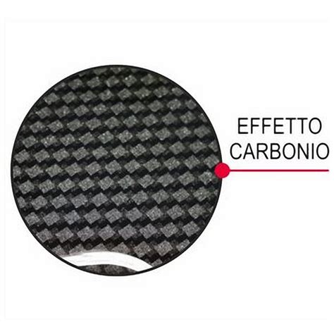 Adesivo in carbon look applicato su piastra di sterzo