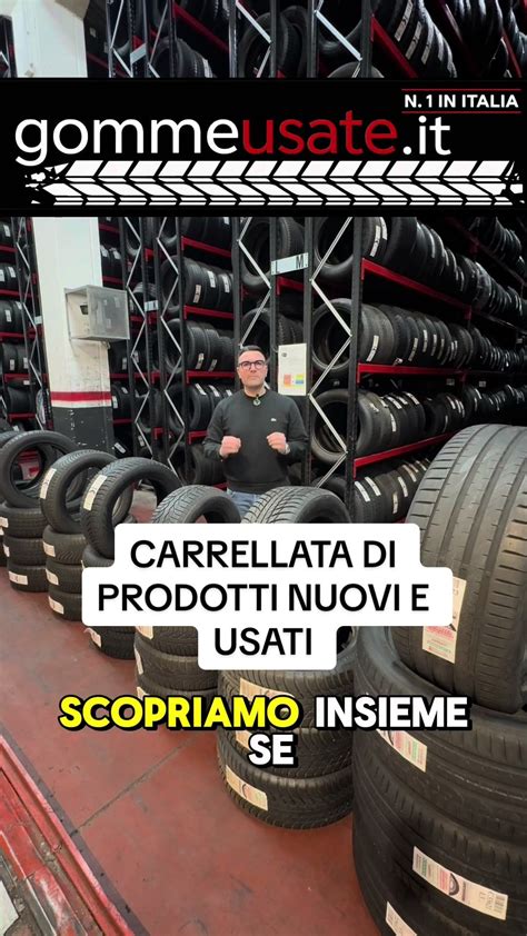 Vetrina con pneumatici di varie marche