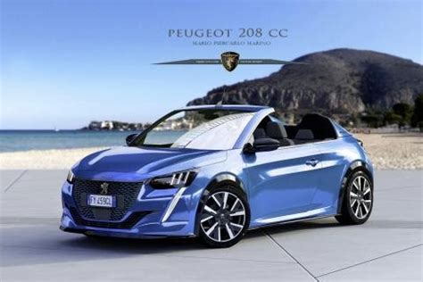 Rendering della Peugeot 208 CC immaginata da Mario Piercarlo Marino
