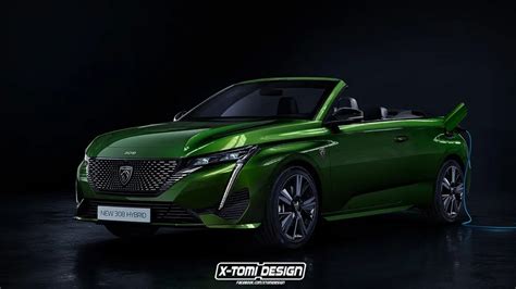 Rendering della Peugeot 308 CC di nuova generazione