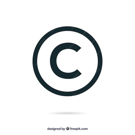 Simbolo del copyright su un documento digitale