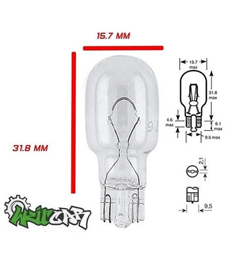 Schema di attacco lampada T15 W16W