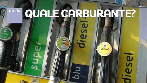 Schema comparativo delle diverse alimentazioni per auto: benzina, diesel, GPL, metano, ibrido, elettrico