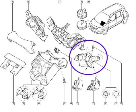 Schema sospensioni Renault Scenic II