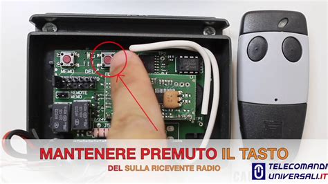 Schema funzionamento telecomando auto