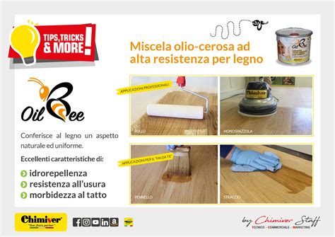 Schema di applicazione olio su parquet