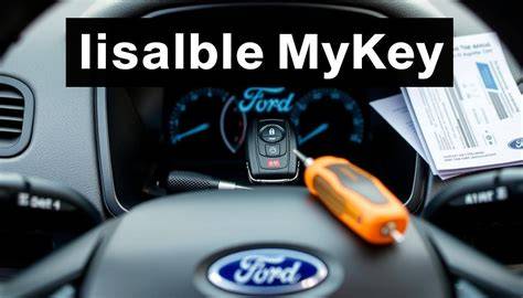 Ford MyKey settings screen