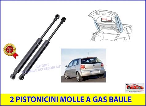 Dettaglio ammortizzatore portellone auto