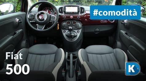 Bagagliaio della Fiat 500 con valigie