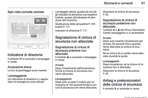 Interfaccia del Driver Information Centre (DIC) di Opel Meriva