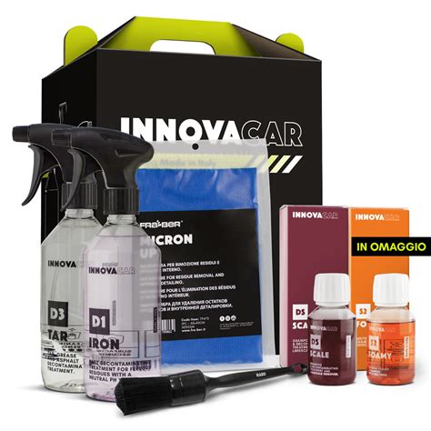 Kit di decontaminazione chimica per vernice auto