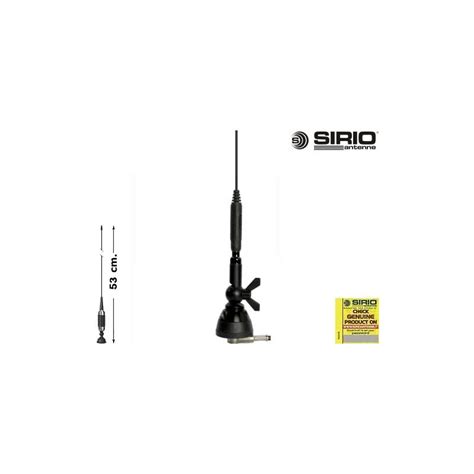 Antenna veicolare Sirio SDB 270 Black montata su un'auto