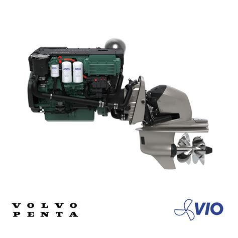 Motore Volvo Penta D2 con piede poppiero S-drive