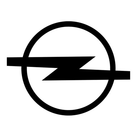 Logo Opel con silhouette di Zafira e Corsa