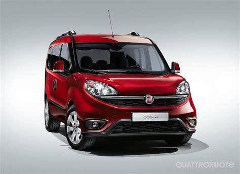 Vista frontale della nuova Fiat Doblò