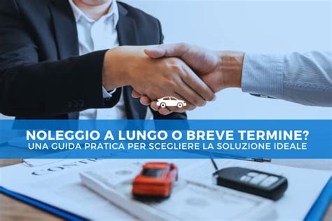 Infografica sulla differenza tra noleggio a breve e lungo termine