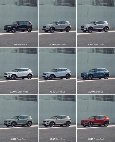 Volvo XC40 colori carrozzeria