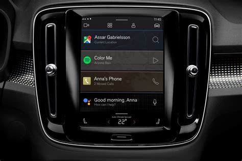 Volvo XC40 sistema infotainment Google