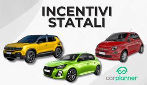 Infografica sugli incentivi statali auto
