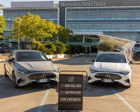 Record di autonomia Mercedes-Benz CLA sul GRA