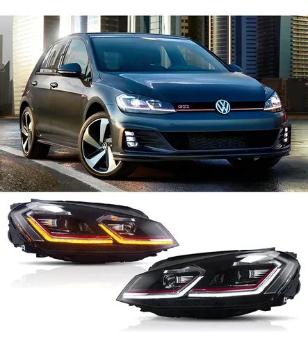 Dettaglio mascherina con doppio faro Golf GTI