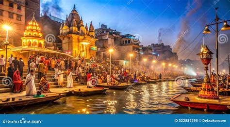 Cerimonia Ganga Aarti a Varanasi