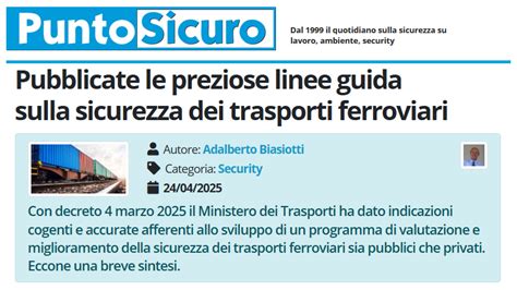 Tabelle comparative sulla sicurezza dei trasporti