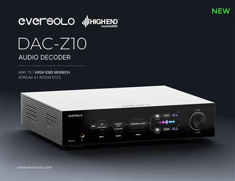 Eversolo DAC-Z10 con display VU-meter