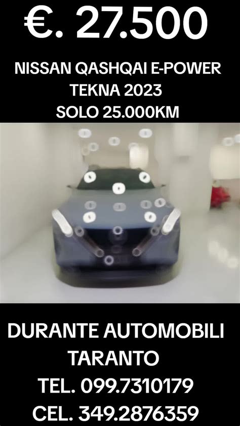 Fattura generatore elettrico Nissan e-POWER