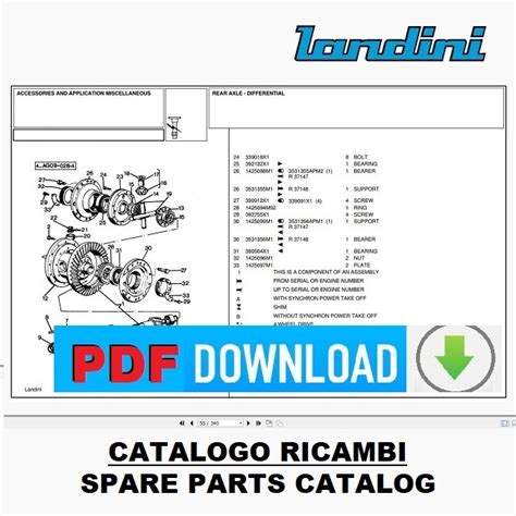 Catalogo ricambi REDAT con sezioni