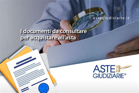 Documenti legali per aste giudiziarie