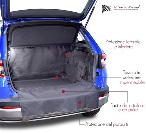 Schema di funzionamento della protezione modulare del bagagliaio EASYFLEX