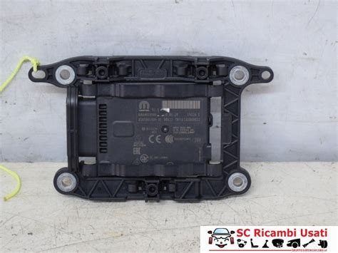 Schematizzazione dell'installazione del sensore radar anteriore per l'ACC