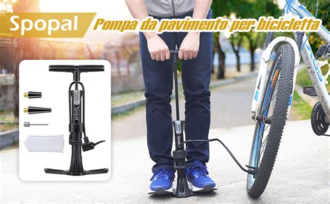 Pompa a pavimento con manometro
