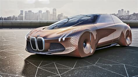 Modello concept di un'auto elettrica BMW del futuro