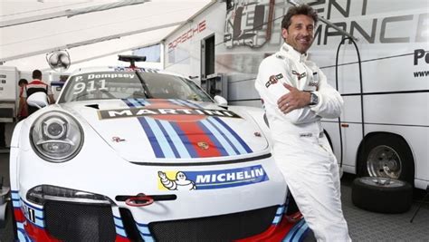 Patrick Dempsey in gara con una Porsche