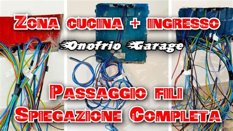 Dettaglio cavi elettrici bagagliaio auto