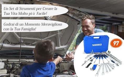 Set di attrezzi specifici per la manutenzione delle serie sterzo