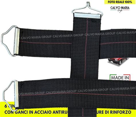 Dettaglio cinghie e corde per sedili auto