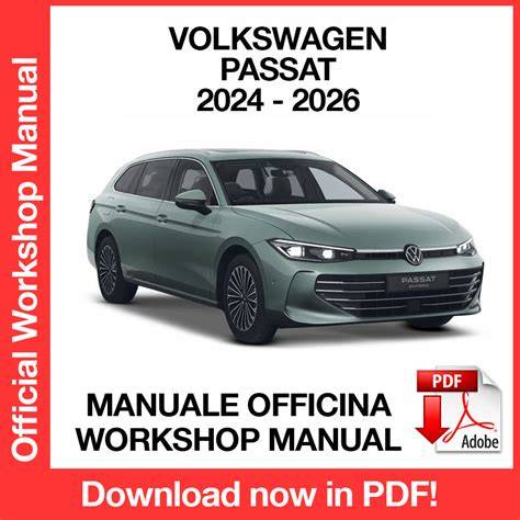 Pagina del manuale d'uso Volkswagen Passat con sezione manutenzione luci