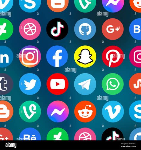 Icone dei social media