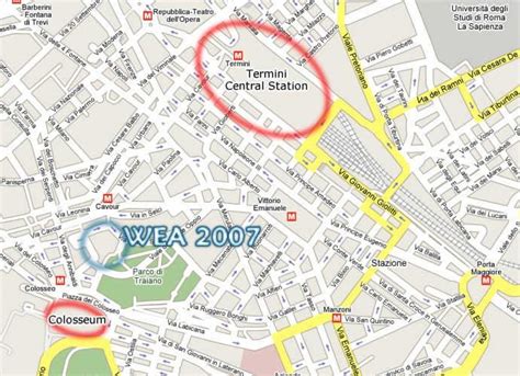 Mappa delle sedi Dacia a Roma Tiburtina e dintorni