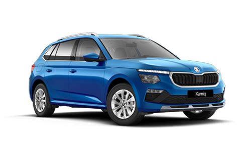 Skoda Kamiq in sfondo blu con offerte Black Friday