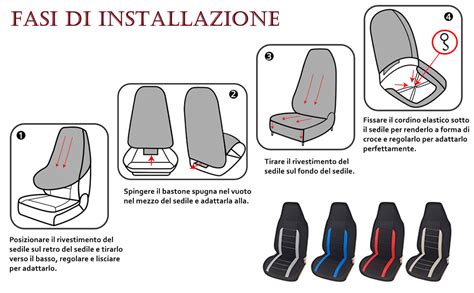 Dettaglio cucitura AIRBAG coprisedili auto