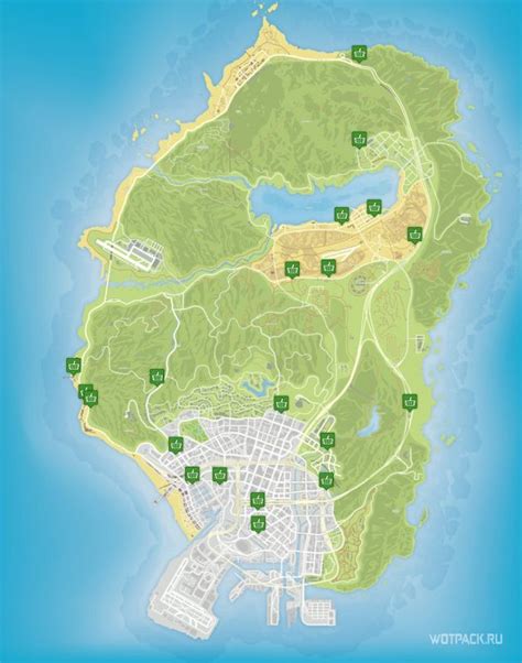 Screenshot della mappa di GTA Online che mostra un ufficio e il marcatore giallo per il garage annesso