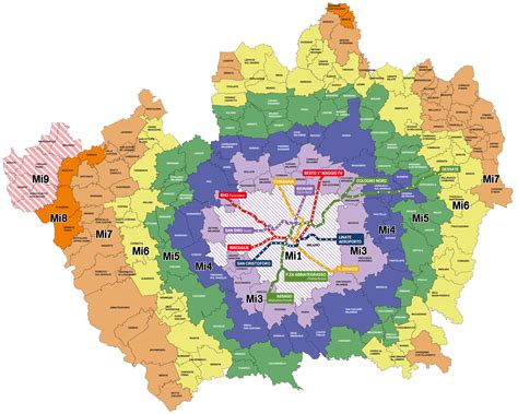 Mappa delle zone di consegna GLS EXECUTIVE