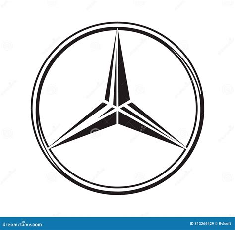 Logo Mercedes-Benz con un nulla osta stilizzato