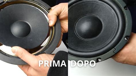 Diagramma che mostra le dimensioni di un altoparlante da 10cm e 13cm con misure indicative